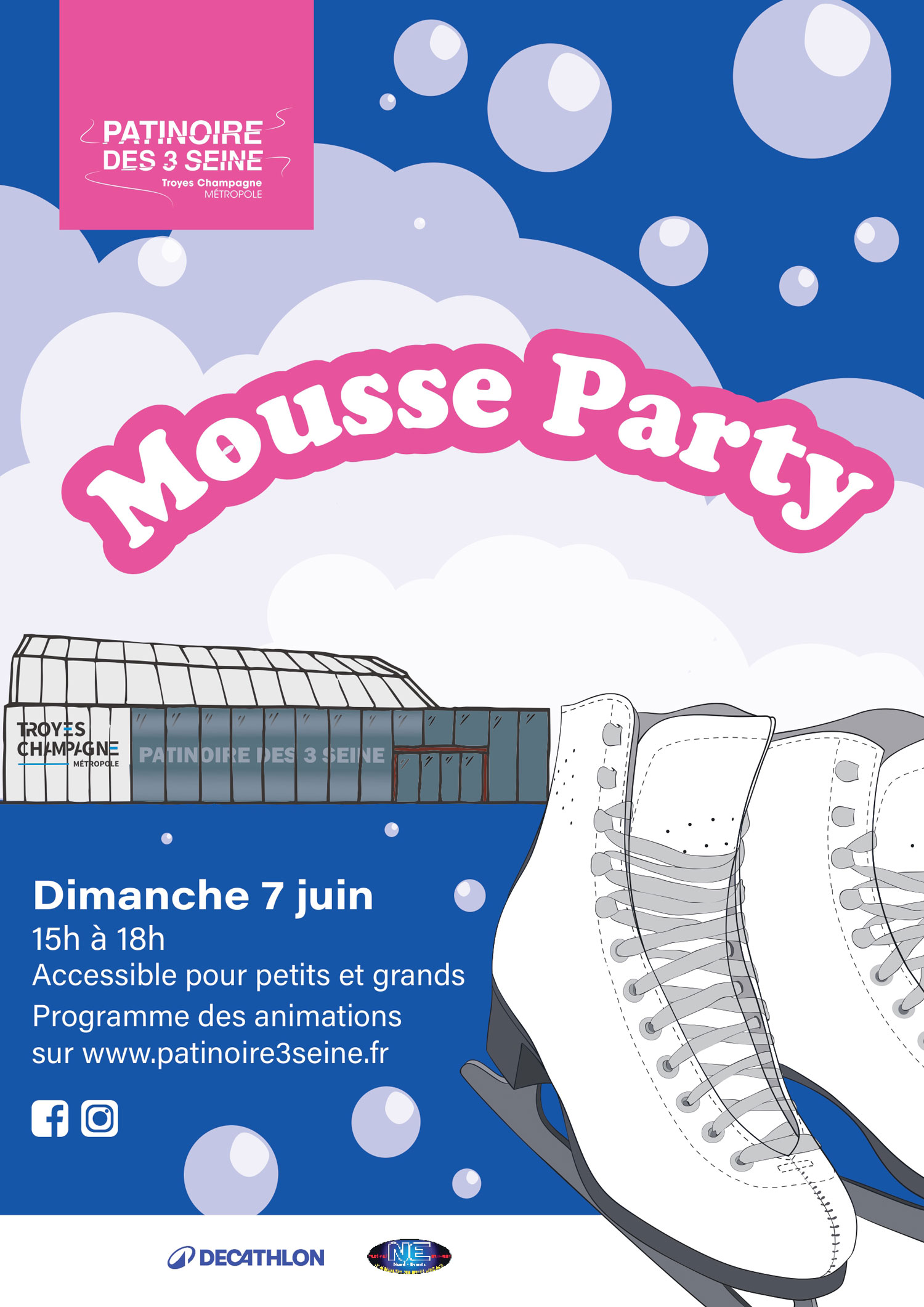 Affiche Mousse Party